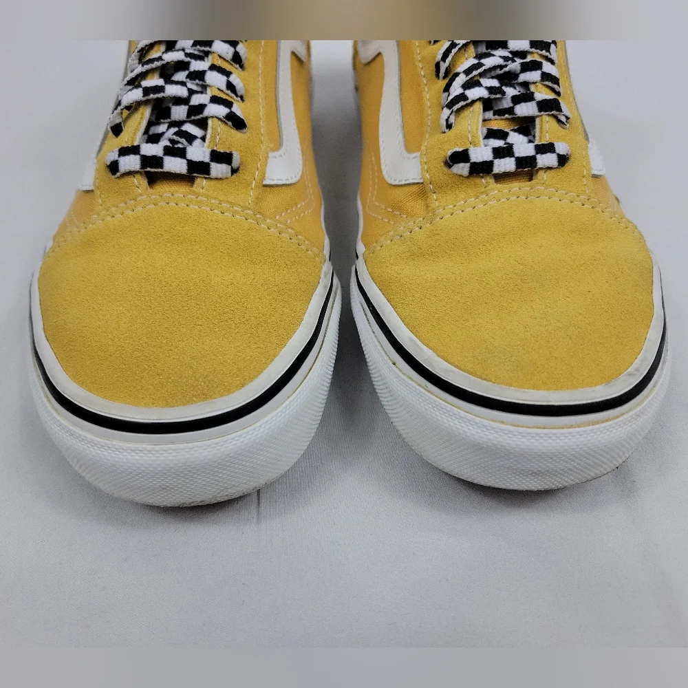 Vans Off The Wall Low Top Comfort Shoes Mens 6.5 Womens 8 Yellow Sneakers 751505 - Picture 8 of 12